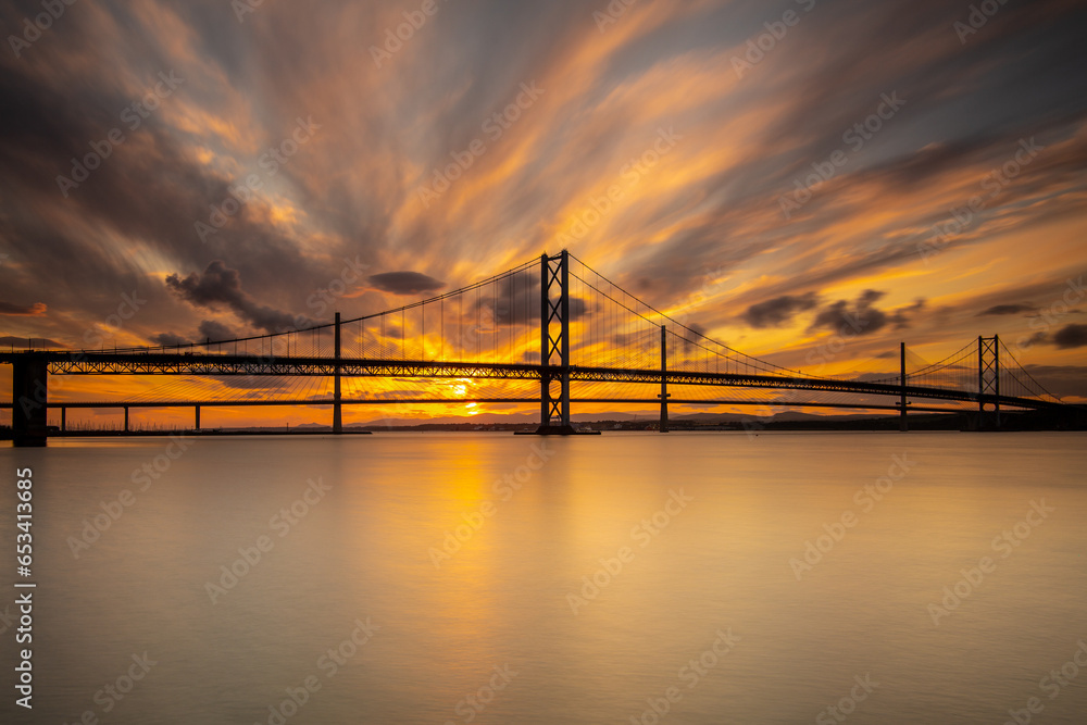 Obraz premium Forth Road Bridge