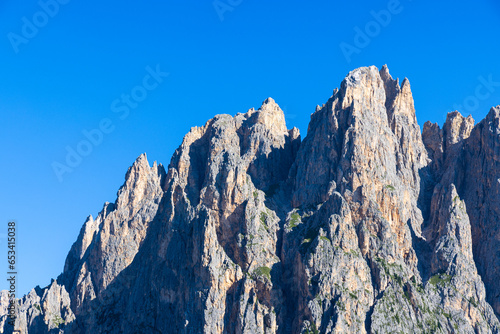 A view of the Dolomites and the countryside into Val di Fassa - Timelapse