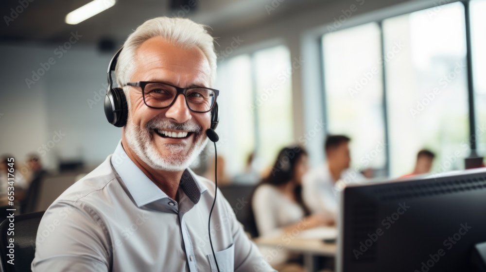 portrait of a smiling customer service representative portrait of a smiling customer service representative