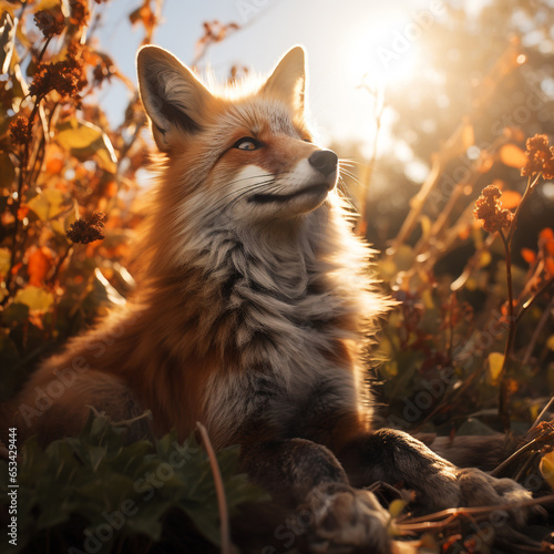 sun fox © maurice