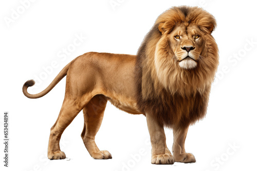 Transparent PNG of a Lion. Transparent Background PNG. Isolated PNG. Generative AI