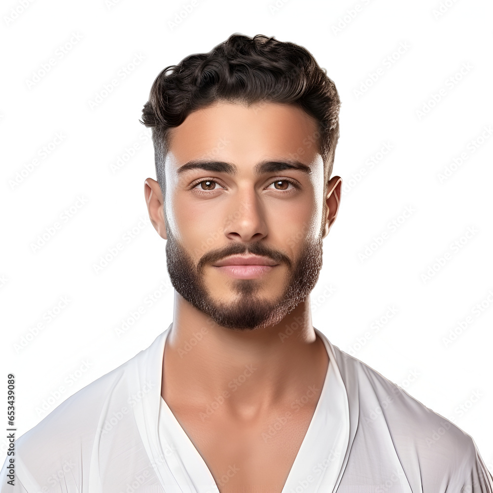 Fototapeta premium Turkish young man on a white background.