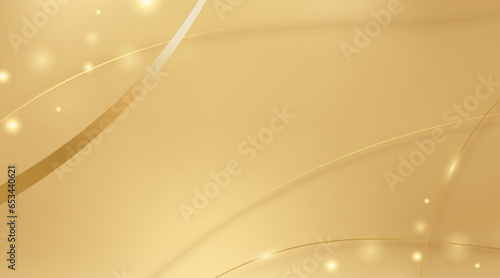 Gold background with a sparkling effect can be used for premium wedding invitations, banners, and golden flyer.