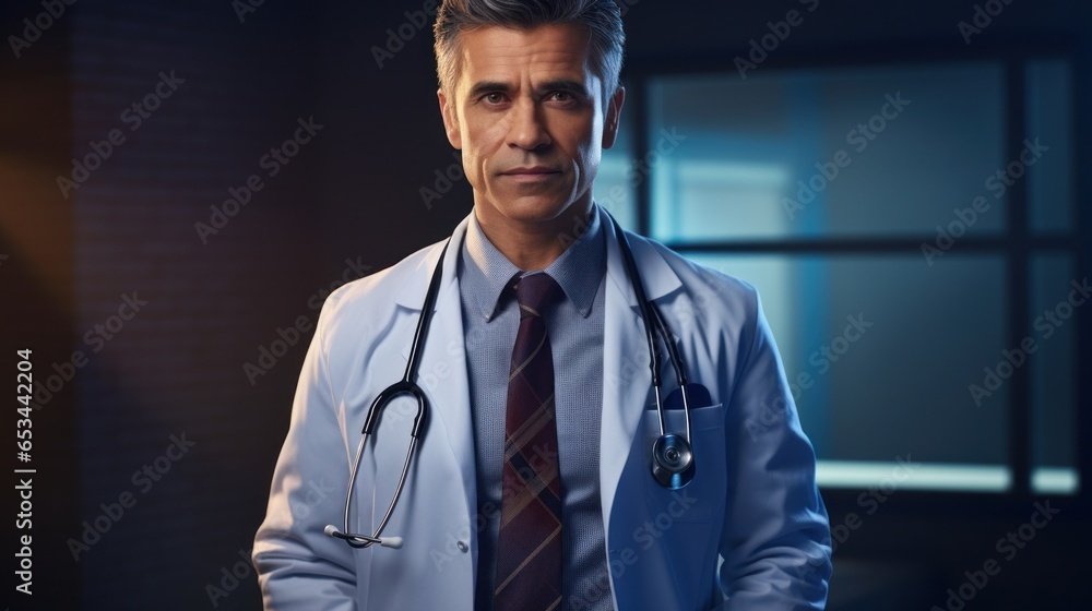 Confident Doctor with Crossed Arms Confident Doctor with Crossed Arms