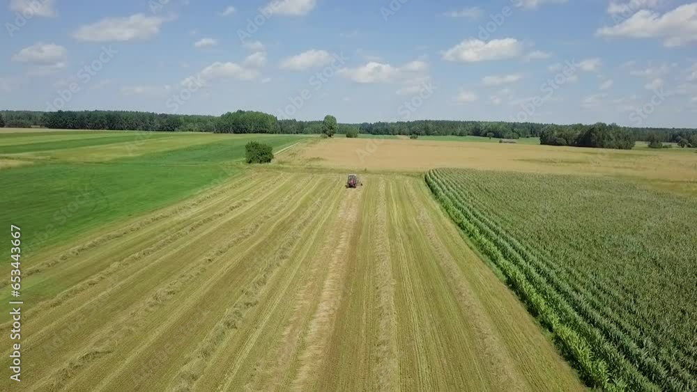 Tractor on the field