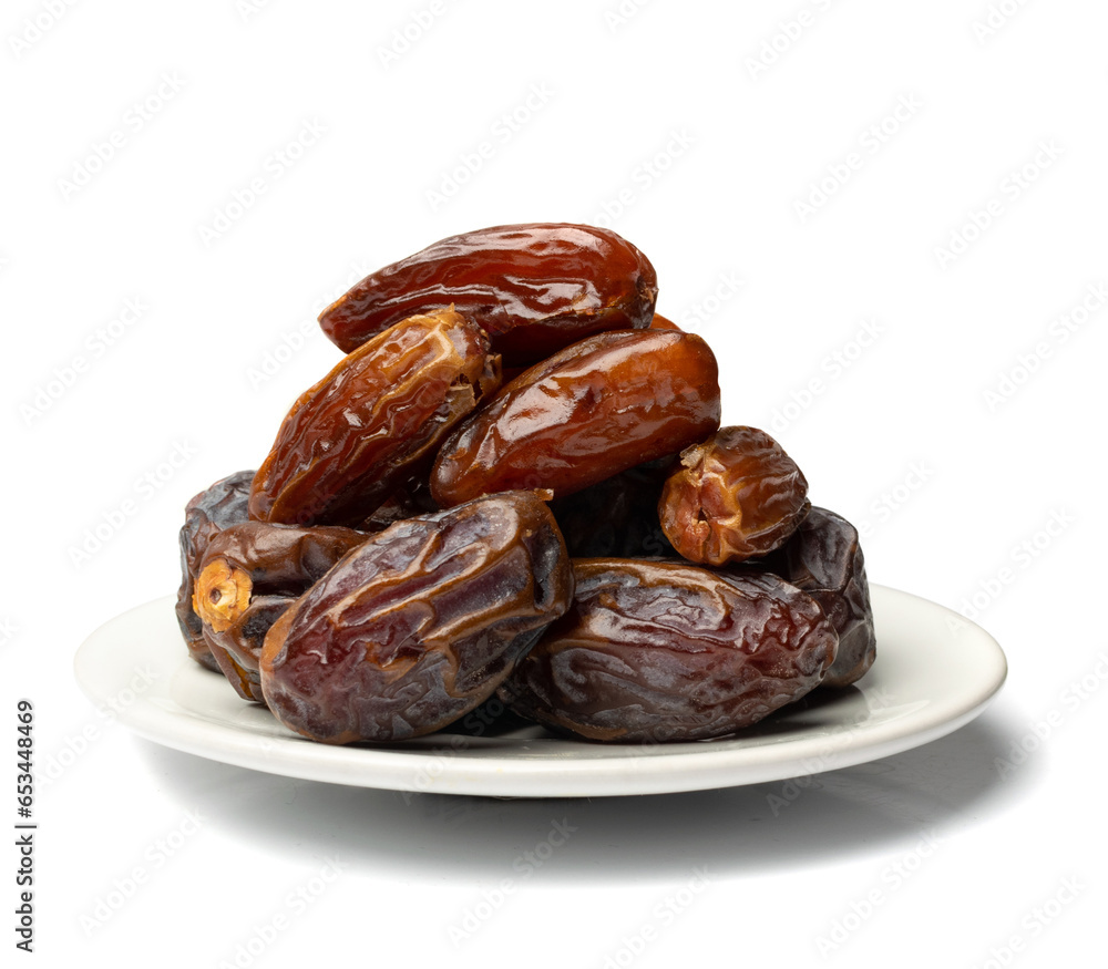 Big Dates Isolated. Date Palm Fruits