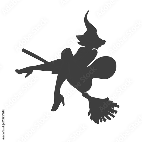 tattoo style sticker of a pinup witch. sticker of tattoo in traditional style of a pinup witch. iconic distressed sticker tattoo style. 