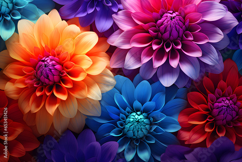 Bunte Blumen - Hintergrund © Seegraphie