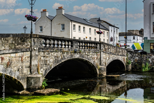 Fotografia The Boyle River Bridge over the River Shannon, in Boyle, County Roscommon, Irela