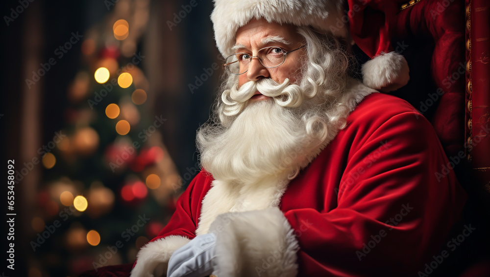 Santa Claus portrait. AI generated Santa Claus portrait. AI generated