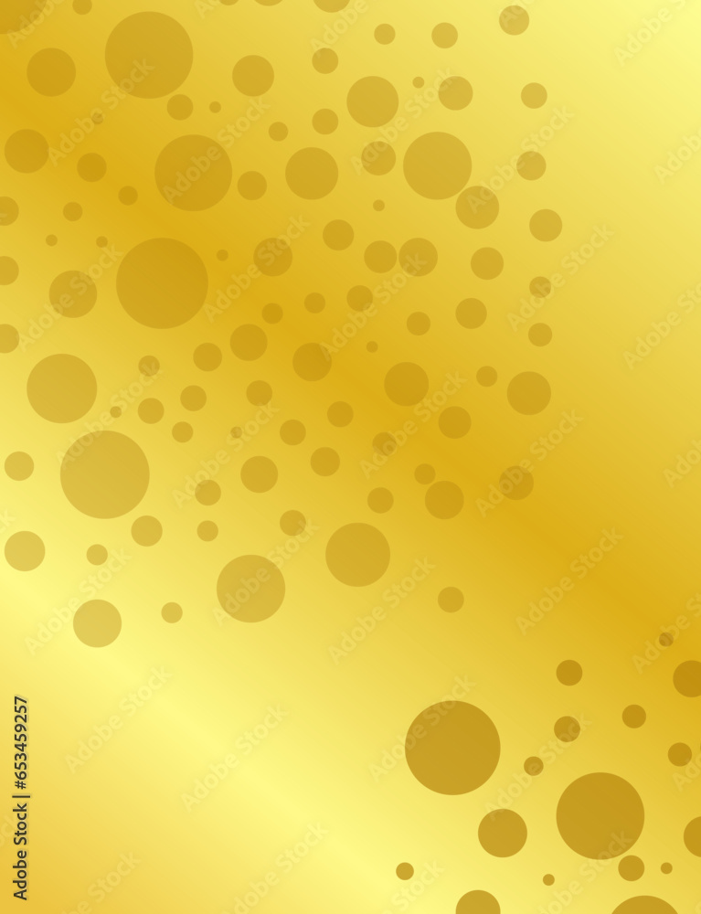 Abstract golden background with golden circles and spots Abstract golden background with golden circles and spots