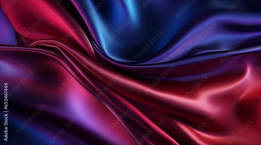 Fototapeta premium wavy purple lines abstract background