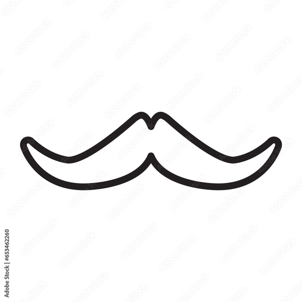 mustache icon design vector template mustache icon design vector template