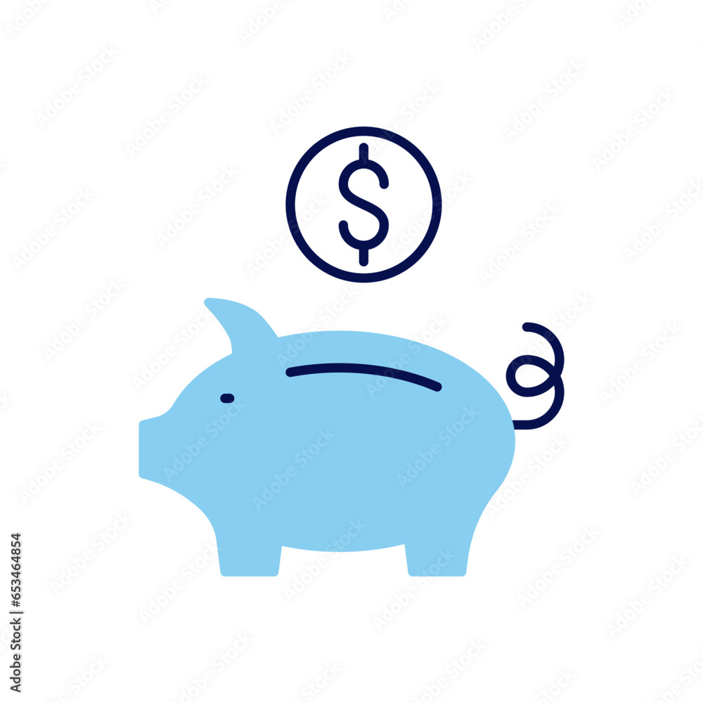 Piggy Bank related vector icon. Isolated on white background. Vector illustration Piggy Bank related vector icon. Isolated on white background. Vector illustration