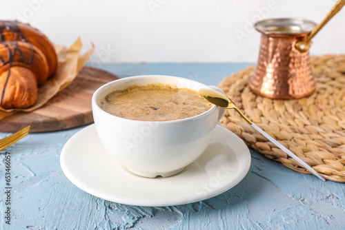 Cup of delicious espresso w...