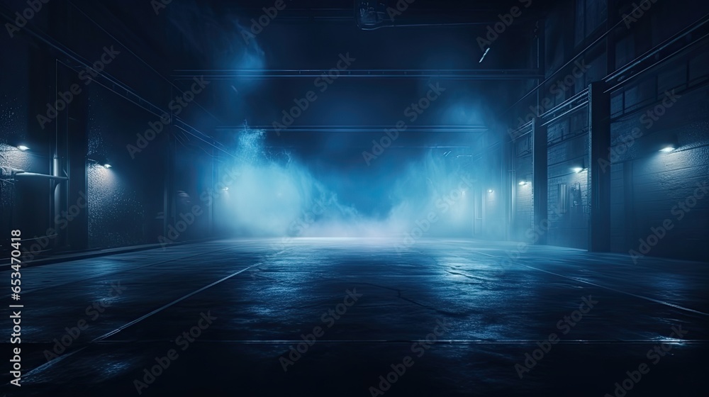 Dark Empty Street Dark Blue Background an Empty Dark Dark Empty Street Dark Blue Background an Empty Dark
