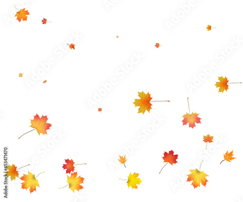 Wallpaper Mural Falling golden autumn maple leaves. Torontodigital.ca