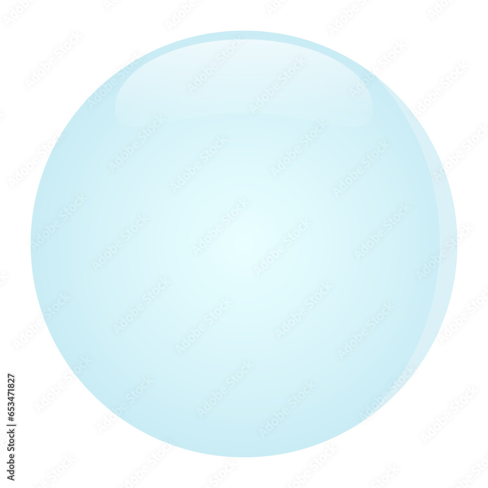 Blue bubble.Crystal clear water.Soap bubble ball isolated on transparent background. Blue bubble.Crystal clear water.Soap bubble ball isolated on transparent background.