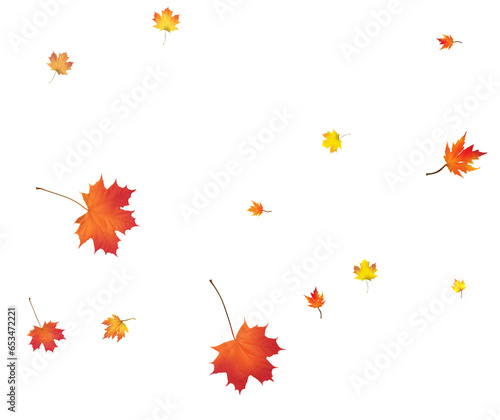 Wallpaper Mural Background with golden autumn leaves Torontodigital.ca