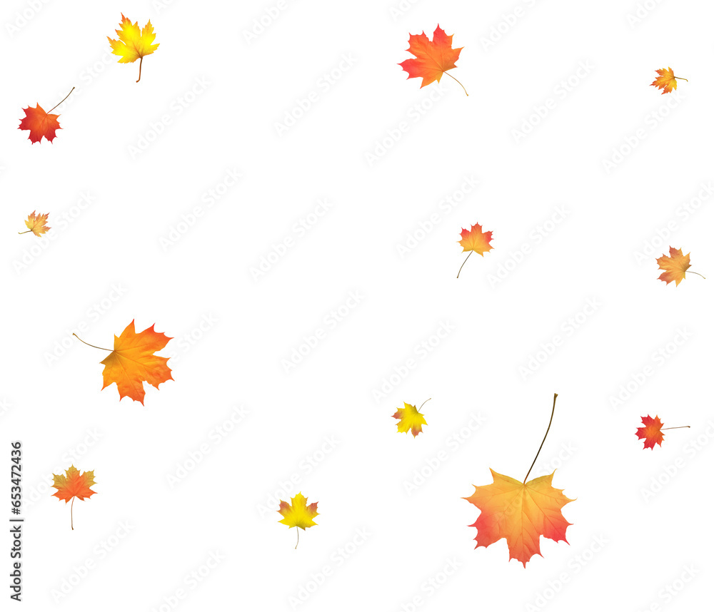 Background with golden autumn leaves Background with golden autumn leaves