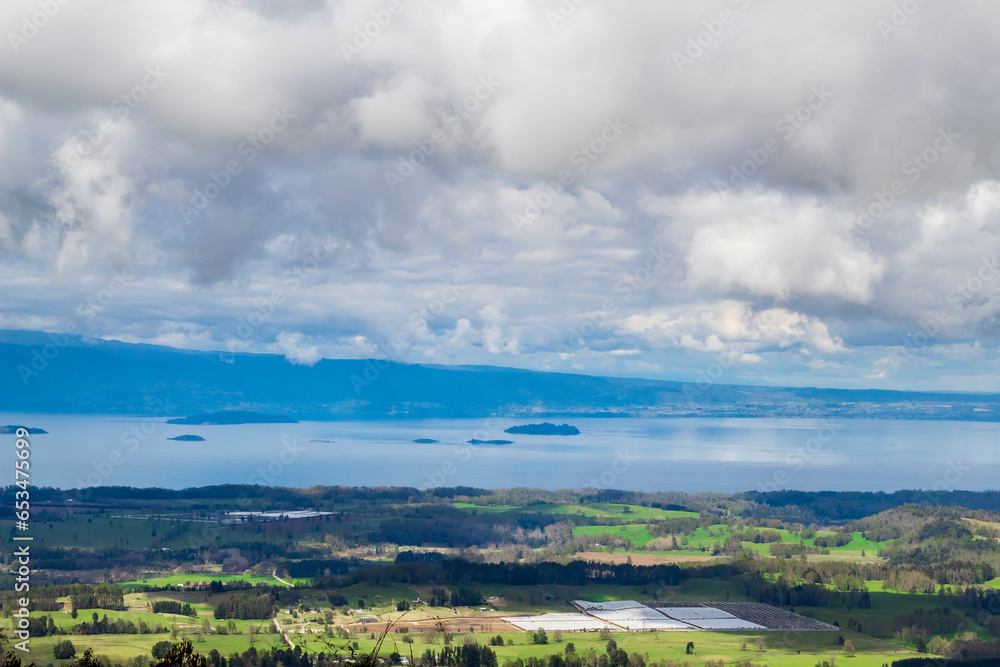 landscape with clouds