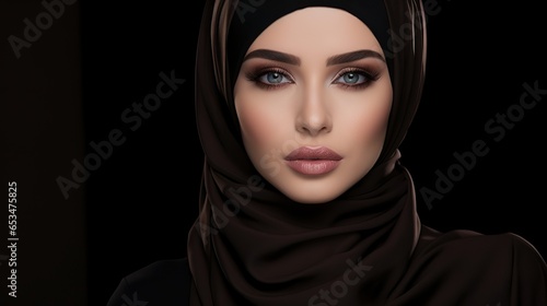 2 Arabic Beautiful Woman in Hijab - Generated using AI