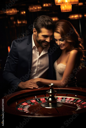 Beautiful and rich couple p...