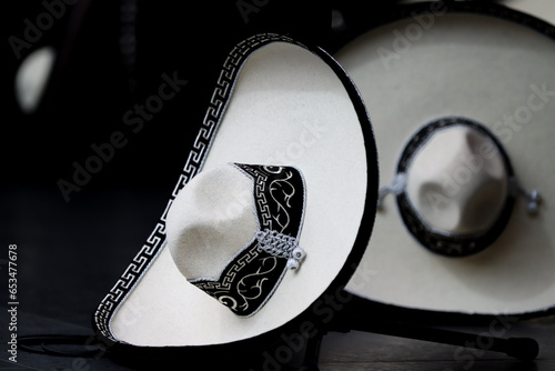 Sombrero de charro mariachero mexicano  photo