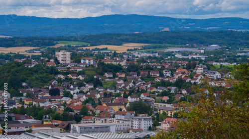 View of the city from above