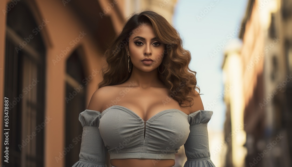 portrait of a very attractive woman - generative ai portrait of a very attractive woman - generative ai