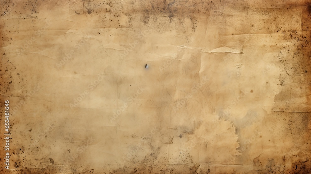 Brown old paper vintage texture background. AI generated image