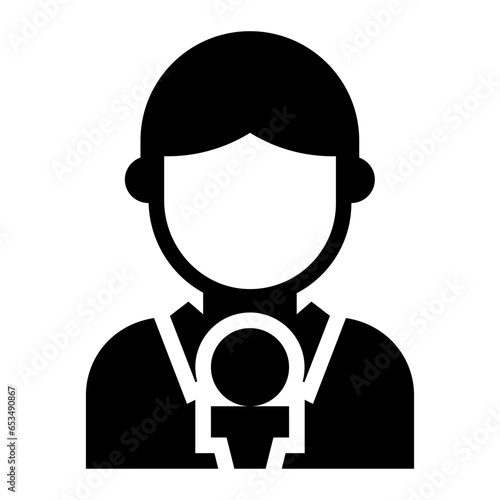 Man Journalist Reporter icon