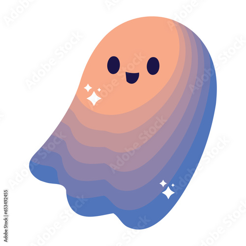 halloween ghost gradient