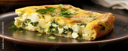 Chunks of creamy, mild feta cheese are tered throughout the frittata, resulting in luscious pockets of tangy goodness that melt in your mouth.