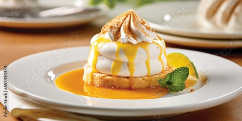 Prepare for a burst of refreshing flavors with this citrusinfused creation a citrusy orange and tangy lime sponge cake base, topped with tangysweet lemon curd ice cream, and enveloped in photo