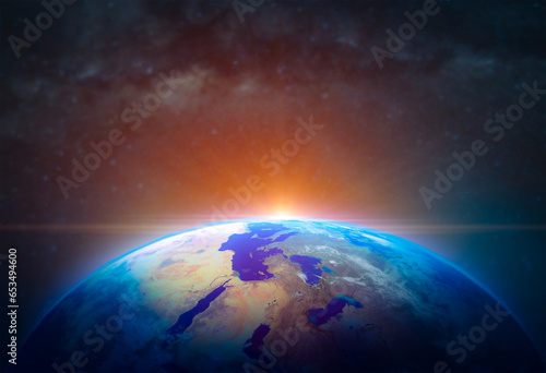 Fototapeta Naklejka Na Ścianę i Meble -  Planeta Tierra (Earth - Background)