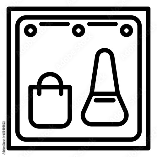 Window Display icon, line icon style