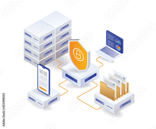 Management of cloud server endpoint data security analysis