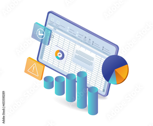 Business analysis with the Excel application