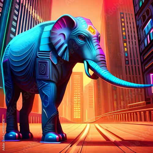illustration of elephant