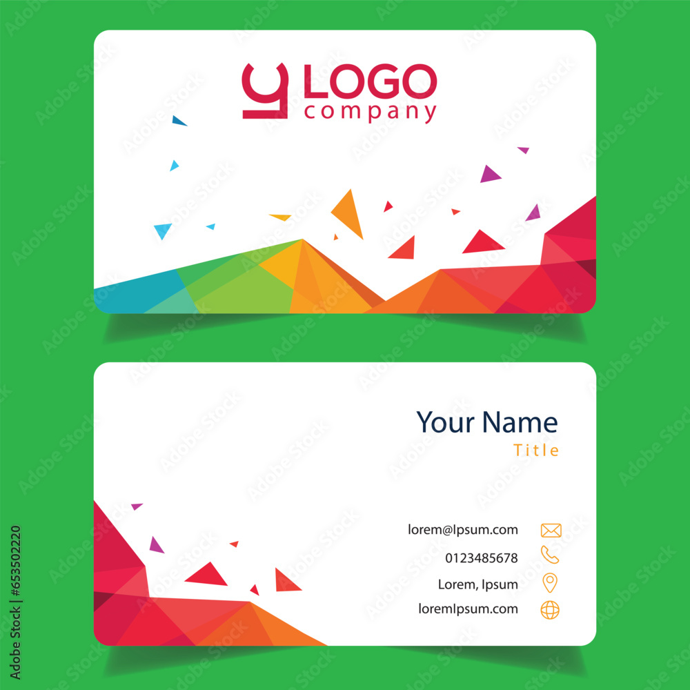 Fototapeta premium creative modern name card and business card