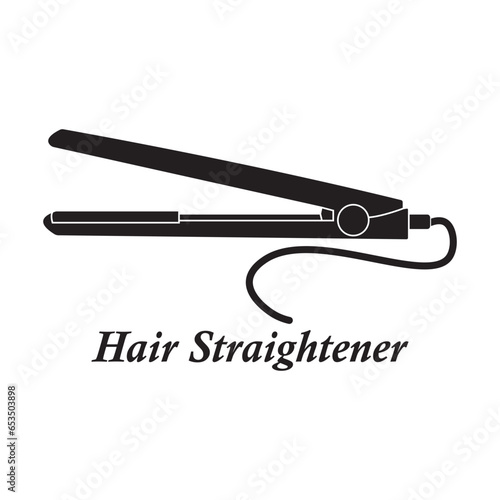 Hair straightener icon