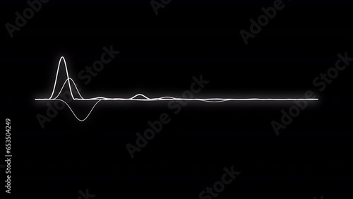 Animated Lines Audio Spectrum Music Visualizer, Audio waveform equalizer spectrum, Music Equalizer, Sound Visualization photo