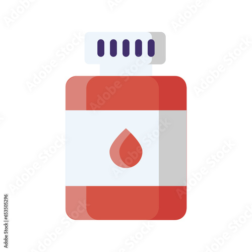 blood supplement of healthcare and medicine flat icons