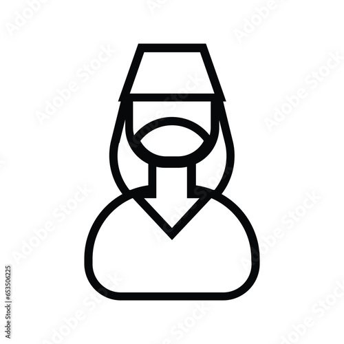 nurse of healthcare and medicine line icons