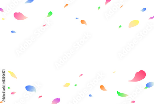 背景素材_花吹雪_カラフル