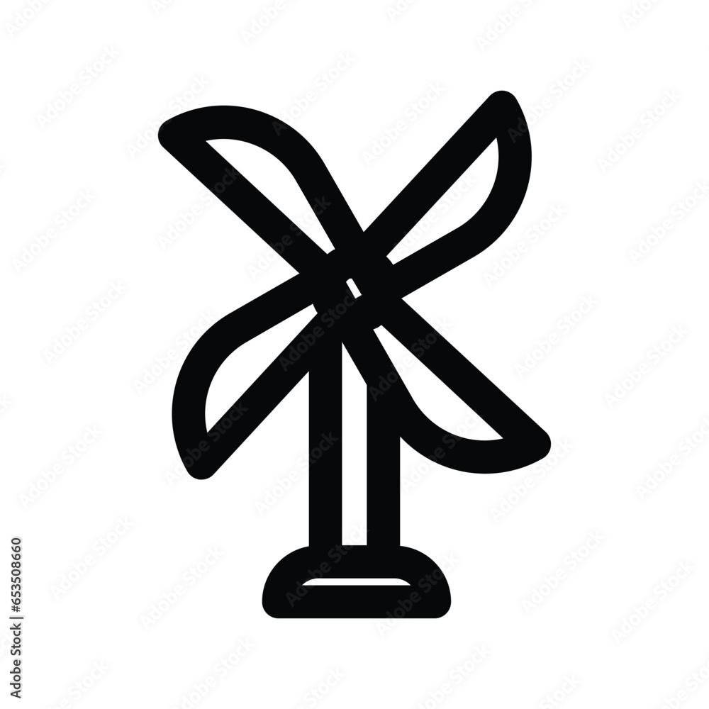 windmill of springtime outline icons windmill of springtime outline icons