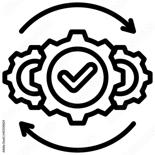 Operations Outline Icon