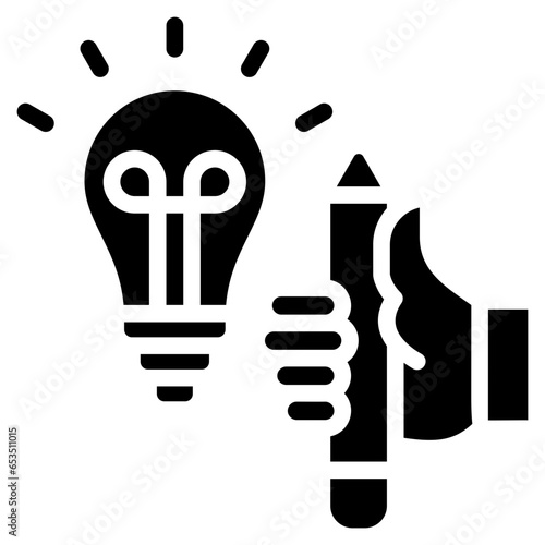 Job Creation Glyph Icon