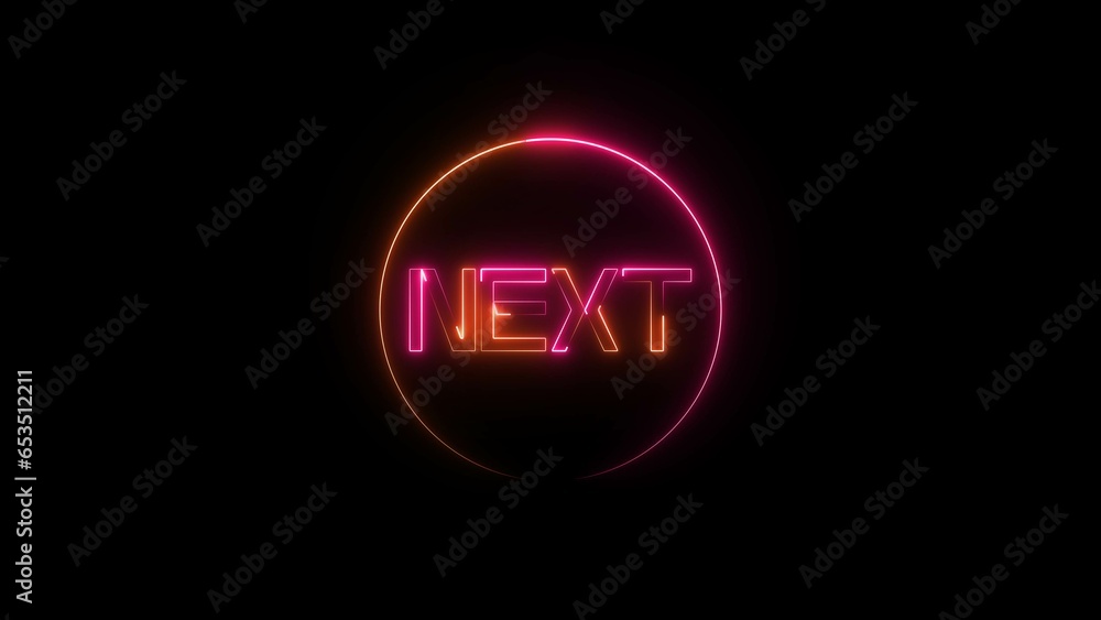 abstract glowing neon text illustration 4k abstract glowing neon text illustration 4k